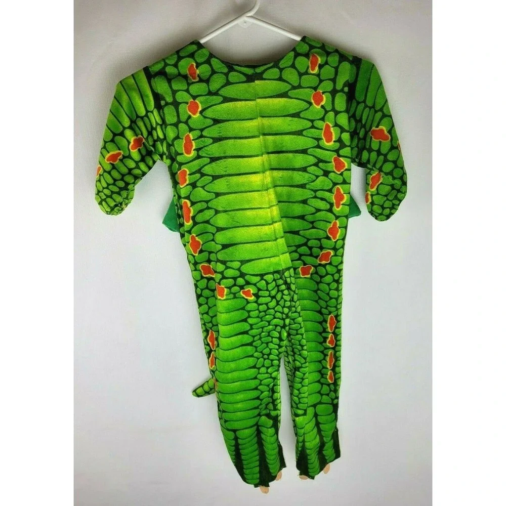 Dinosaur Dragon Costume Child Winged Green Ages 2-4 Large Halloween Dress Up